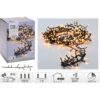 Microcluster - 1200 led - 24m - warm wit - Timer - Lichtfuncties - Geheugen - Buiten - Afbeelding 2