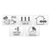 Microcluster - 800 led - 16m - two tone romantic - Timer - Lichtfuncties - Geheugen - Buiten - Afbeelding 4