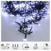 Maxi Cluster Kerstverlichting - 400 led - 6m - wit - Timer - Lichtfuncties - Geheugen - Buiten - Afbeelding 2