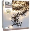 Maxi Cluster Kerstverlichting - 1000 led - 15m - warm wit - Timer - Lichtfuncties - Geheugen - Buiten - Afbeelding 3