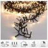 Maxi Cluster Kerstverlichting - 1000 led - 15m - warm wit - Timer - Lichtfuncties - Geheugen - Buiten - Afbeelding 2