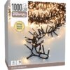 Maxi Cluster Kerstverlichting - 1000 led - 15m - extra warm wit - Timer - Lichtfuncties - Geheugen - Buiten - Afbeelding 3