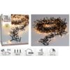 Maxi Cluster Kerstverlichting - 1200 led - 18m - extra warm wit - Timer - Lichtfuncties - Geheugen - Buiten