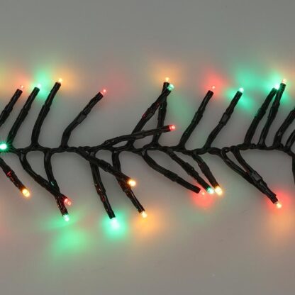 Clusterverlichting 192 led -  1.4m - three tone traditional - Batterij - Lichtfuncties - Geheugen - Timer - Afbeelding 3
