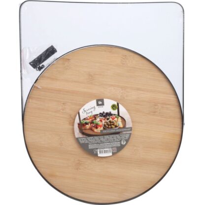 Serveerplateau - bamboe -   Ø35cm - hoogte 25cm - Afbeelding 2