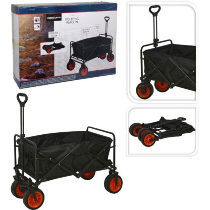 Bolderkar - Vouwbaar - 101x56x104 - Zwart - Afbeelding 2