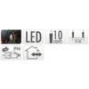 Feestverlichting voor de Tuin - 450cm - warm wit - 10x3 LED - Afbeelding 3