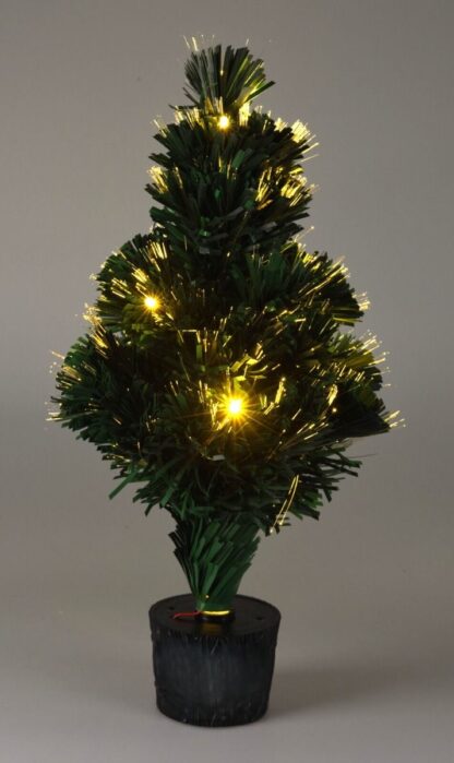Kerstboom met Verlichting - Fiber Optic - 45 cm - Warm Wit - Afbeelding 2