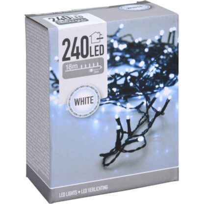 LED verlichting 240 LED - 18 meter wit - Afbeelding 2