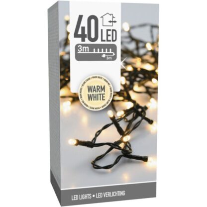 LED-verlichting - 40 LED - 3 meter - warm wit - Afbeelding 2