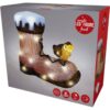 Kerstfiguur Acryl - Vogel op Laars - LED - 28cm - Afbeelding 2