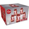 Kerstfiguur Acryl - Eekhoorns - LED - set van 5 - Afbeelding 2