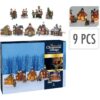 Kerstdorp met verlichting - Afbeelding 2