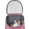 Ceruzo Hondenrugzak - voor Katten en Honden tot 10 kg - Roze - Afbeelding 3