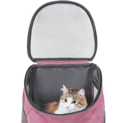 Ceruzo Hondenrugzak - voor Katten en Honden tot 10 kg - Roze - Afbeelding 3