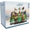 Kerstdorp Vliegende Arreslee - 35 cm - led en muziek - Afbeelding 2