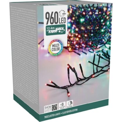 Treecluster Kerstboomverlichting - 960led - multicolor - Afbeelding 2