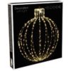 Verlichte Kerstbal - 57cm - Zwart Frame - Afbeelding 3