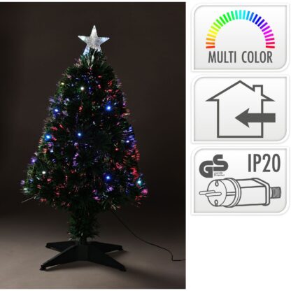 Kerstboom met Fiberverlichting - 90 cm - multicolor - Afbeelding 2