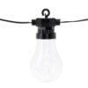 Feestverlichting op Batterijen - 8 Lampen - 40 LED - 4.50 meter - warm wit - met timer - Afbeelding 4