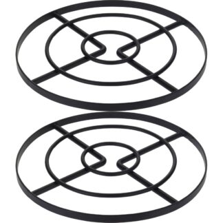 2x Pannenonderzetter - Ø 23 cm - Staal