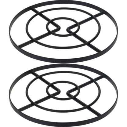 2x Pannenonderzetter - Ø 23 cm - Staal