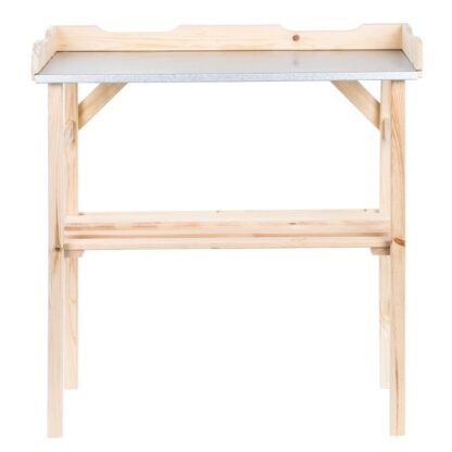 Houten Oppottafel - 78 x 37 x 82 cm - Afbeelding 3