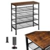 Ceruzo Schoenenrek - Hout - Metaal - 76x30x86 cm - Afbeelding 2
