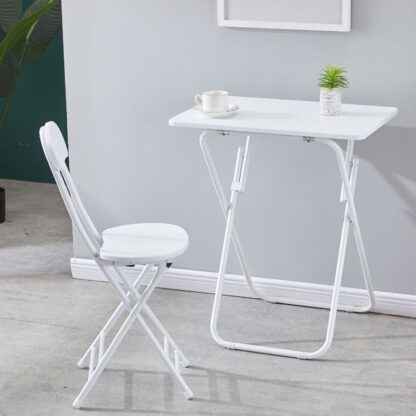 Ceruzo Klaptafel met Stoel - Wit - Afbeelding 2