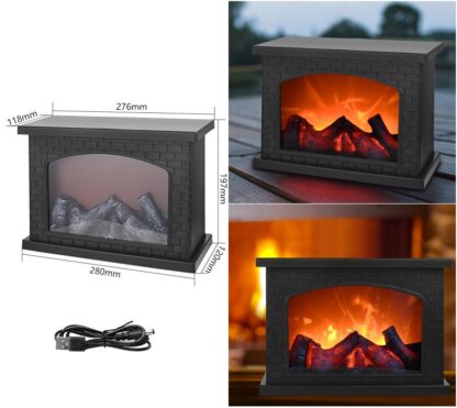 Ceruzo Led Sfeerhaard - 28x12x20 - Afbeelding 2