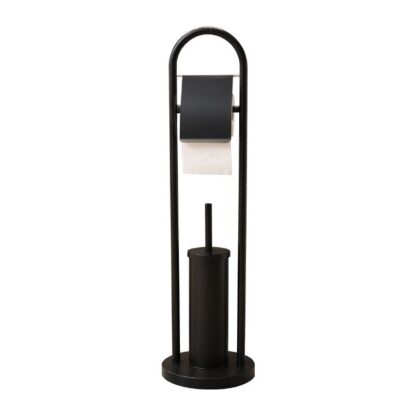 Ceruzo Toiletbutler Vrijstaand - RVS -Zwart