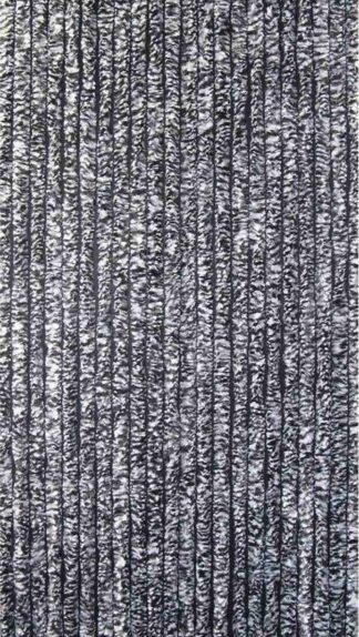 Vliegengordijn - Kattenstaart - 90x200cm - zwart/wit