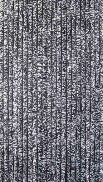 Vliegengordijn - Kattenstaart - 90x200cm - zwart/wit