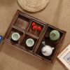 Ceruzo Dienbladen - set van 7 - Paulowniahout - Afbeelding 3