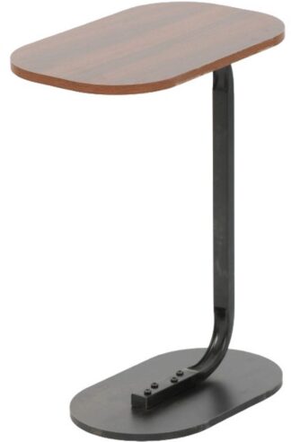 Ceruzo Bijzettafel - Bruin - Banktafel - Metaal met Hout - 45x28x60 cm