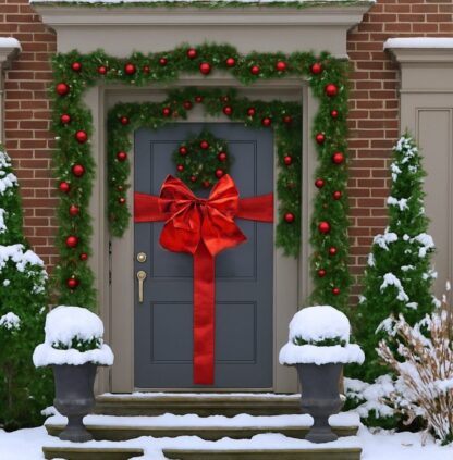 Deurstrik Rood - Kerst - Afbeelding 2