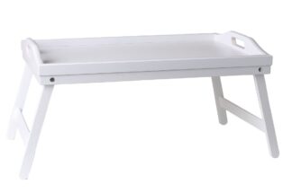 Ceruzo Ontbijt Dienblad - Wit - 50x30 cm  - inklapbaar